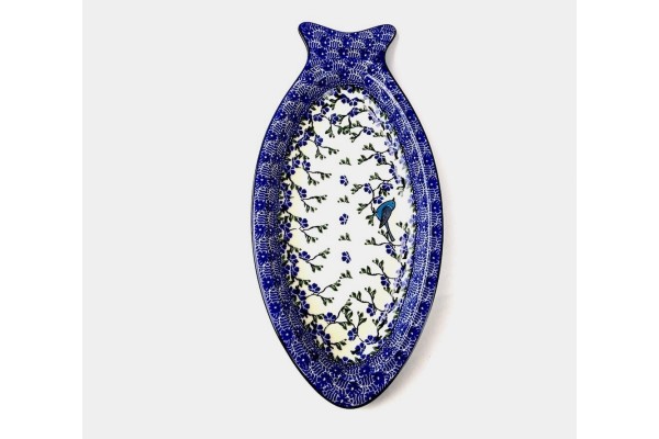 D74 Bunzlau ovale Serveerschaal 30x14,5cm 1935X Serveerschalen